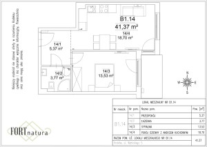 LOKAL MIESZKALNY  NR B1.14