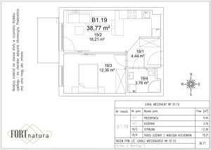 LOKAL MIESZKALNY  NR B1.19