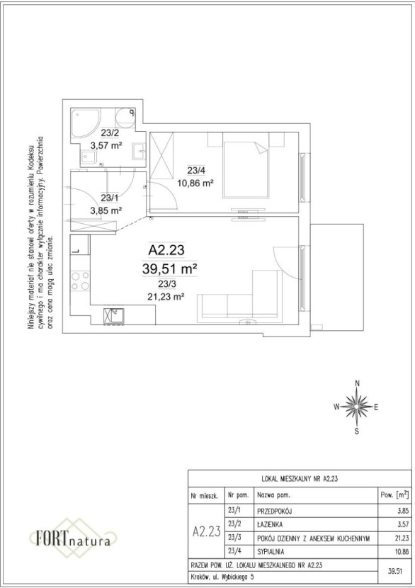 LOKAL MIESZKALNY NR A2.23