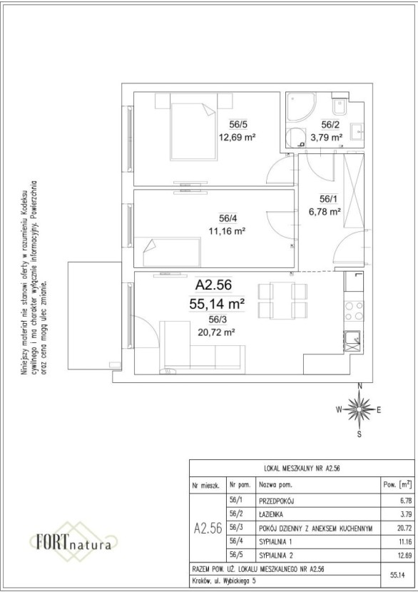 LOKAL MIESZKALNY NR A2.56