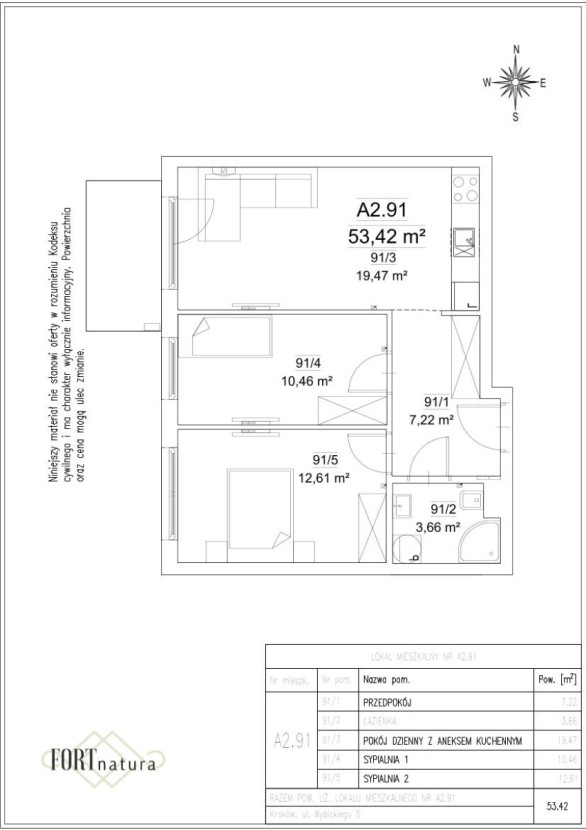 LOKAL MIESZKALNY NR A2.91